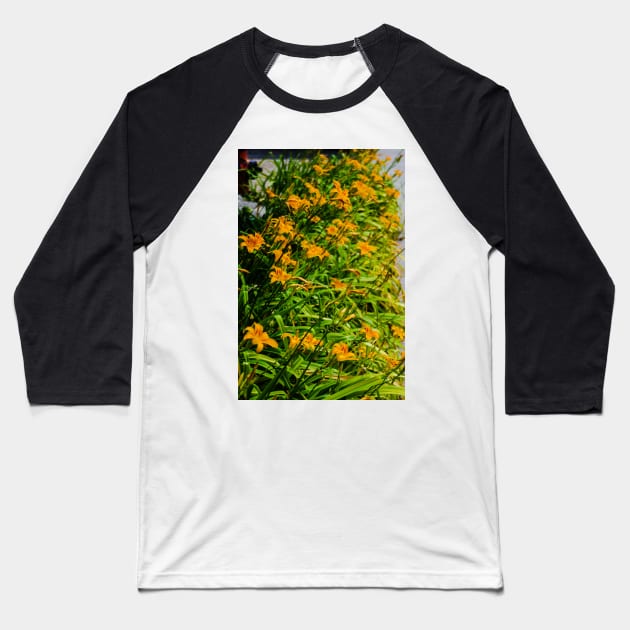 A Pack of Tiger Lilies Baseball T-Shirt by srosu
